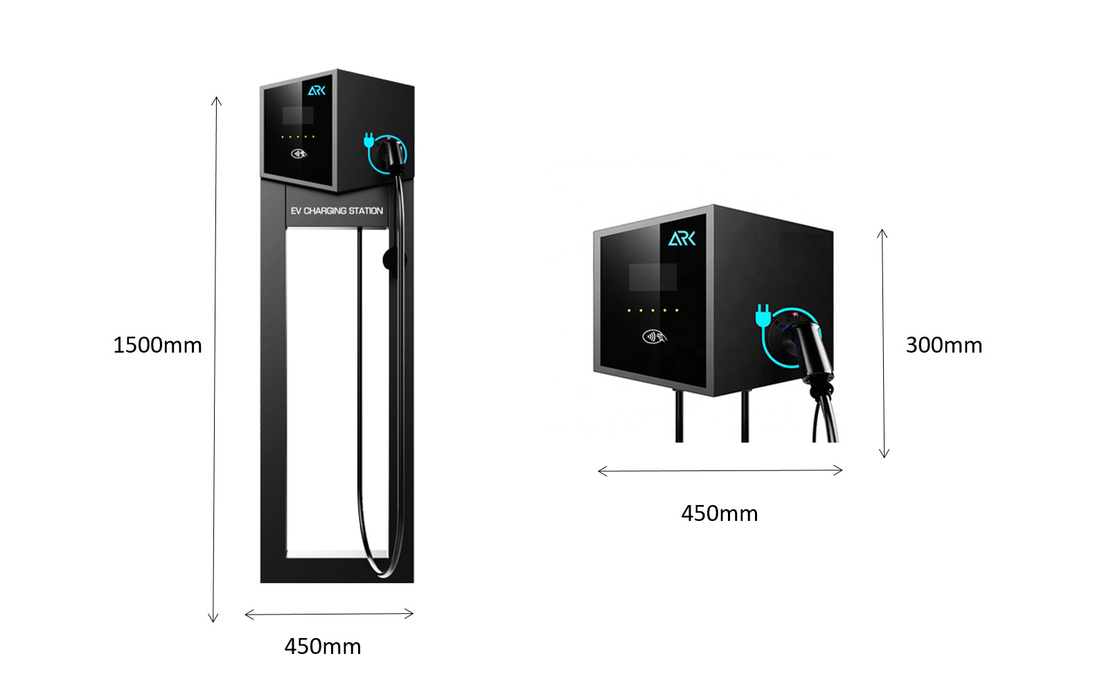 22kw Fast EV Charger European Standard For Electric Vehicle Charging Station