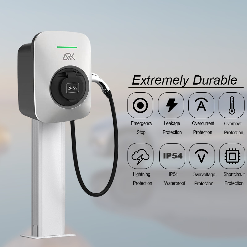 New Design OEM APP Control 7KW Charging Station Wallbox Car Ev Charger Wifi